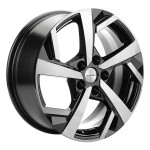 Диск Khomen 1712 7x17 5*108 Et:40 Dia:54,1 Black-FP