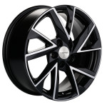 Диск Khomen 1714 7x17 5*110 Et:40 Dia:67,1 Black-FP