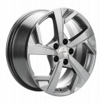 Диск Khomen 1712 7x17 5*110 Et:46 Dia:63,3 Gray