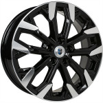 Диск K&K Морейн 6,5x17 5*114,3 Et:40 Dia:64,1 алмаз чёрный