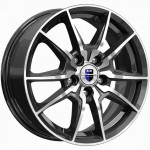 Диск K&K Адамар 6,5x16 5*100 Et:48 Dia:56,1 алмаз чёрный
