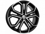 Диск K&K Пандора 8,5x19 5*120 Et:45 Dia:64,1 алмаз черный