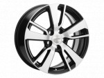 Диск Khomen 1704 7x17 5*108 Et:50 Dia:63,3 Black-FP