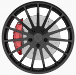 Диск VISSOL F-3117 8,5x21 5*120 Et:30 Dia:66,1 Gloss Black