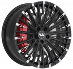 Диск VISSOL F-1945 9x21 5*120 Et:45,5 Dia:62,5 Gloss Black with Machined Face