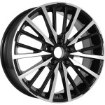 Диск KDW KD1740 7x17 5*108 Et:33 Dia:60,1 Black Front Polished