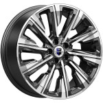 Диск K&K Галего (КС1039) 7,5x19 5*108 Et:46 Dia:65,1 алмаз чёрный