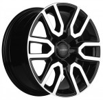 Диск Khomen 1723 8x17 6*139,7 Et:38 Dia:67,1 Black-FP