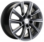 Диск Khomen 1604 6x16 5*100 Et:38 Dia:57,1 GRAY-FP