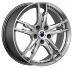 Диск K&K Солар 7x17 4*100 Et:43 Dia:60,1 дарк платинум