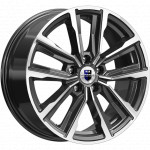Диск K&K Лацио 7,5x17 5*112 Et:35 Dia:66,6 алмаз чёрный