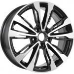 Диск KDW KD1830 7x18 5*114,3 Et:45 Dia:67,1 Black Front Polished
